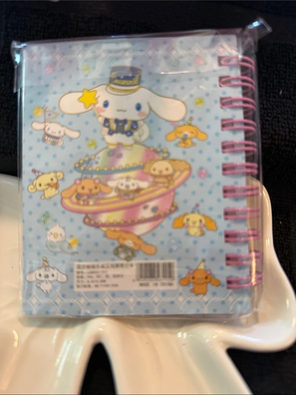Pastel Star Spiral Notebook - Blue/Pink